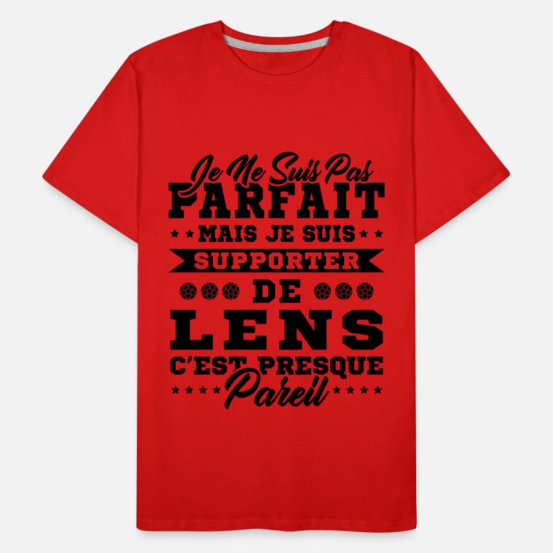 Idée Cadeau Pour Supporter Lensois T-shirt bio Premium Homme