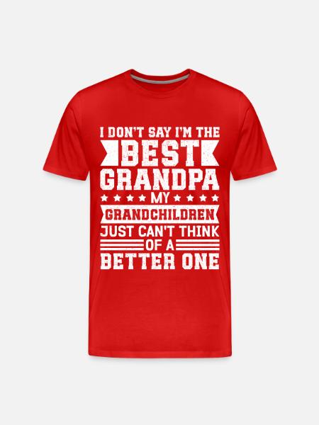 Opa Geschenke Bester Opa Geschenkidee - Männer Premium Bio T-Shirt - 