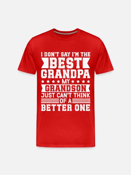 Opa Geschenke | Bester Opa Geschenkidee - Männer Premium Bio T-Shirt -