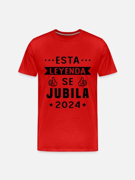 This legend retires 2024 - Men's Premium Organic T-Shirt - red
