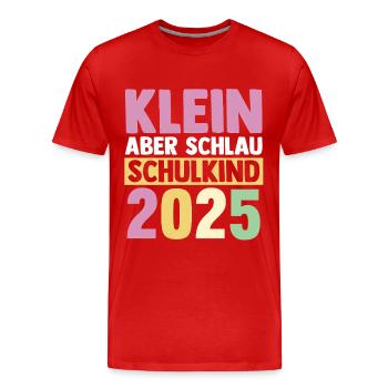 Kita Farewell First Grade School Enrollment 2025 - Men's Premium Organic T-Shirt - red - Front - Damien (186cm)
