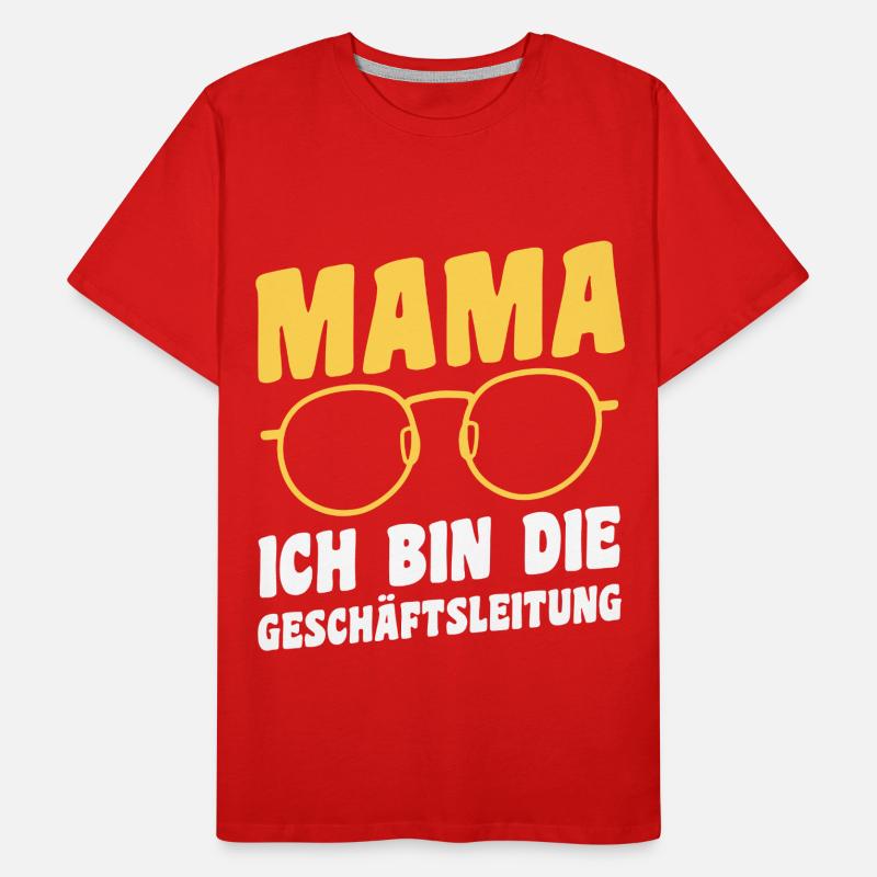 Geschäftsleitung Mutter Team Mama Männer Premium Bio T-Shirt
