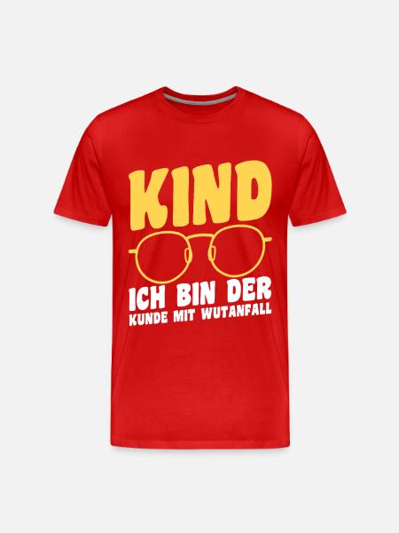 Fille Fils - T-shirt bio Premium Homme - rouge