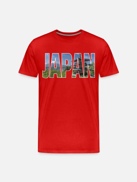 Japan - Men's Premium Organic T-Shirt - red