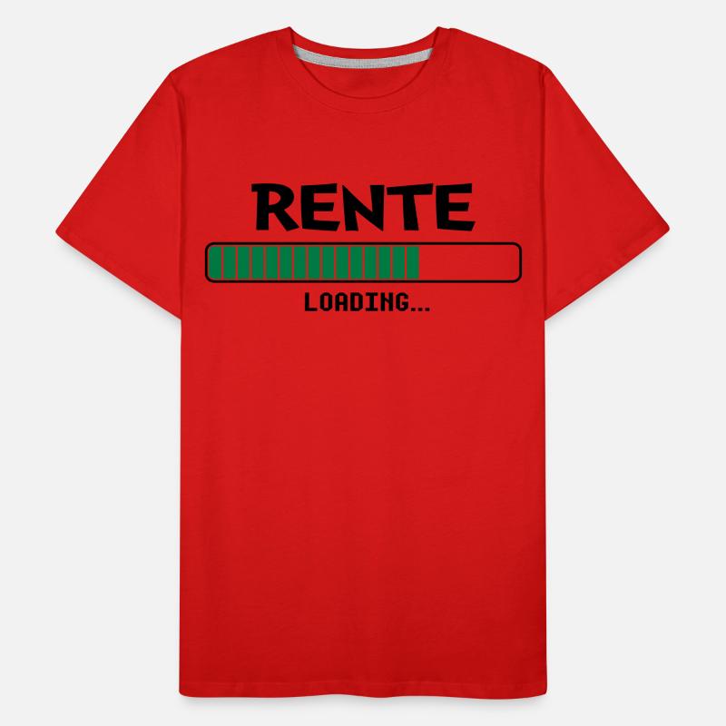 Rente loading Ladebalken Männer Premium Bio T-Shirt