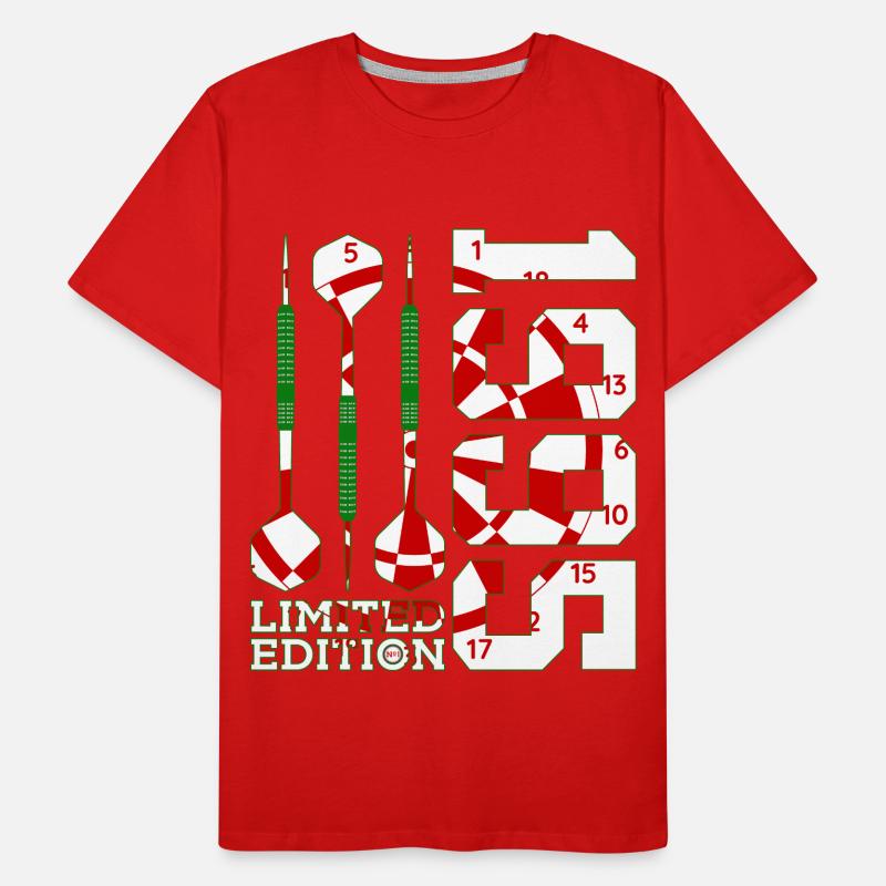 31E ANNIVERSAIRE DARTS ÉDITION LIMITÉE 1995 T-shirt bio Premium Homme