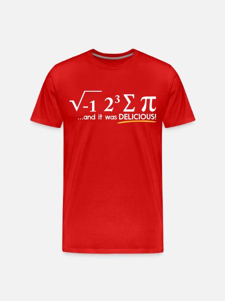 (i_ate_some_pie) - Men's Premium Organic T-Shirt - red