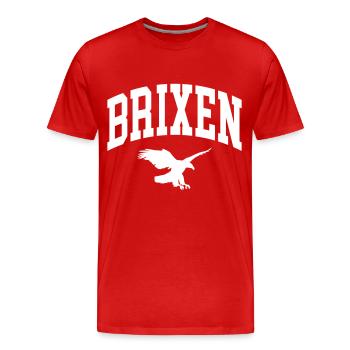 Bressanone - T-shirt bio Premium Homme - rouge - Devant - Damien (186cm)