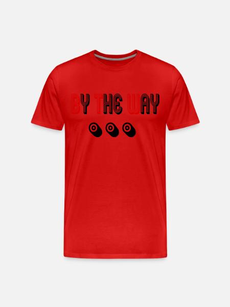 Bye the way - Men's Premium Organic T-Shirt - red