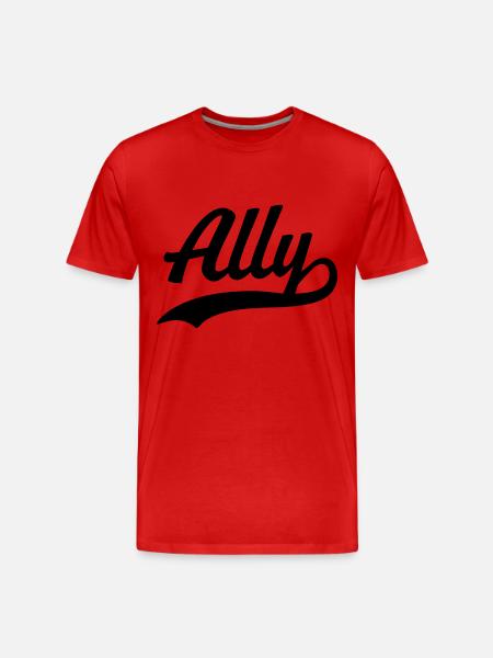 Ally - Men's Premium Organic T-Shirt - red