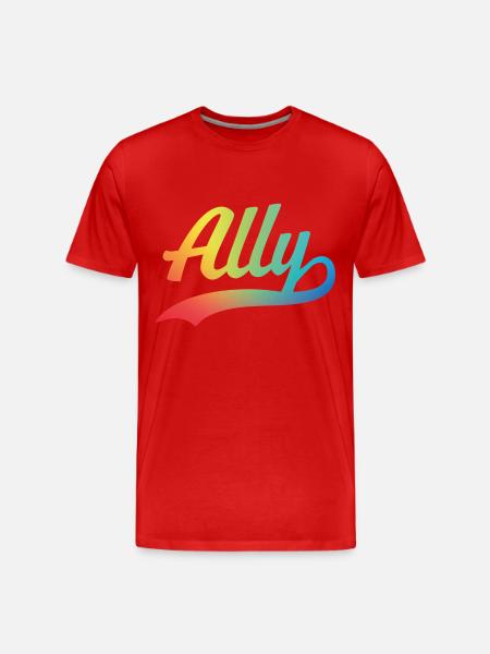 Ally - Men's Premium Organic T-Shirt - red