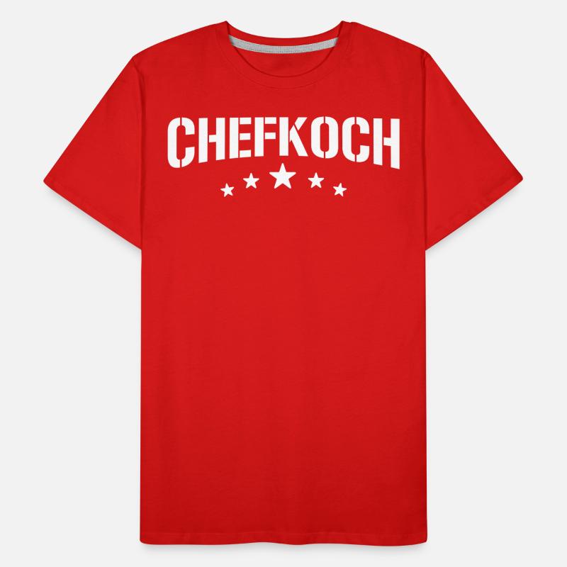 Chefkoch Männer Premium Bio T-Shirt