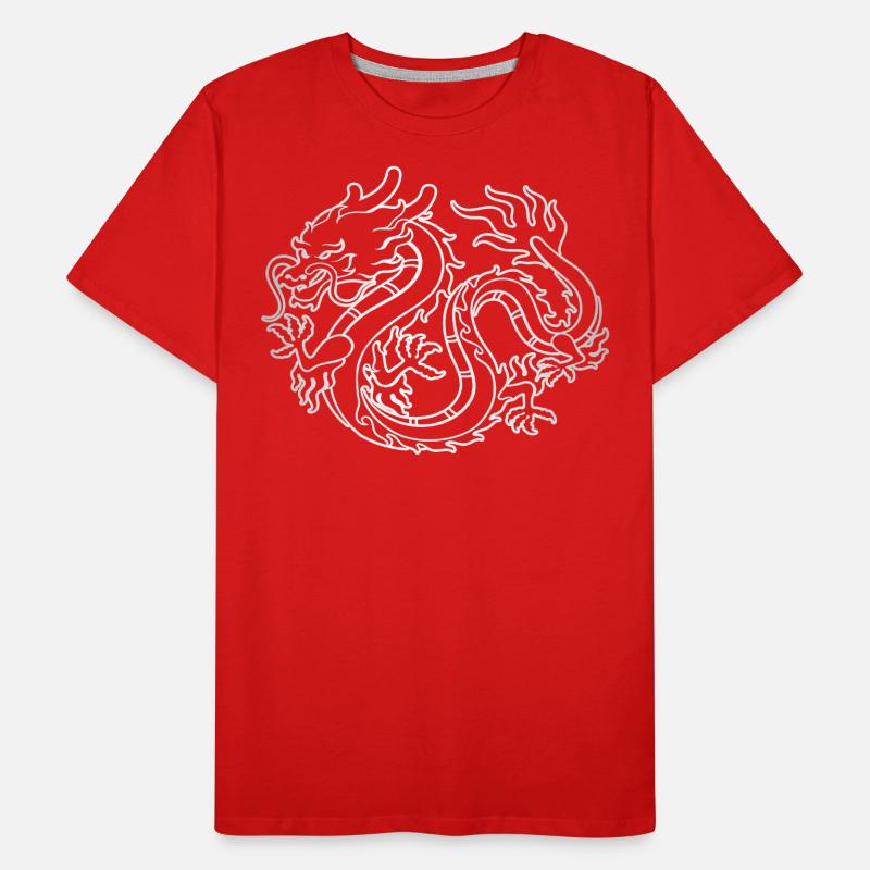 Dragon chinois T-shirt bio Premium Homme