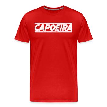 Capoeira - T-shirt bio Premium Homme - rouge - Devant - Damien (186cm)