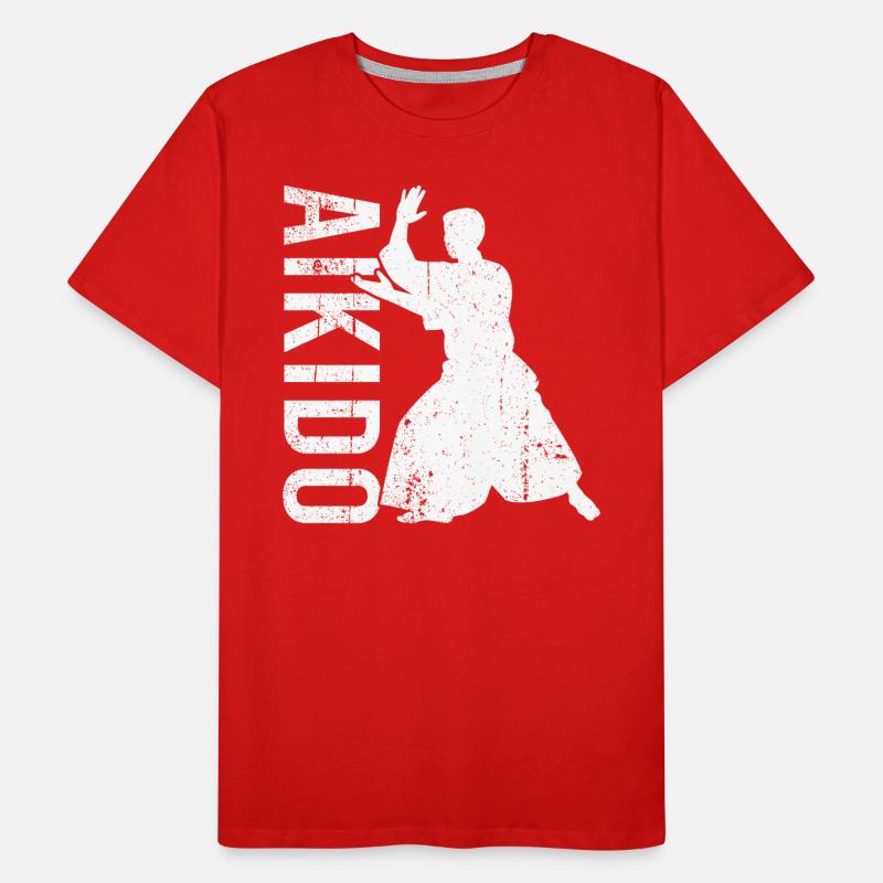 Aikido Herre Premium T-shirt økologisk