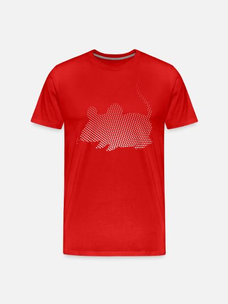 Mouse - Men's Premium Organic T-Shirt - red