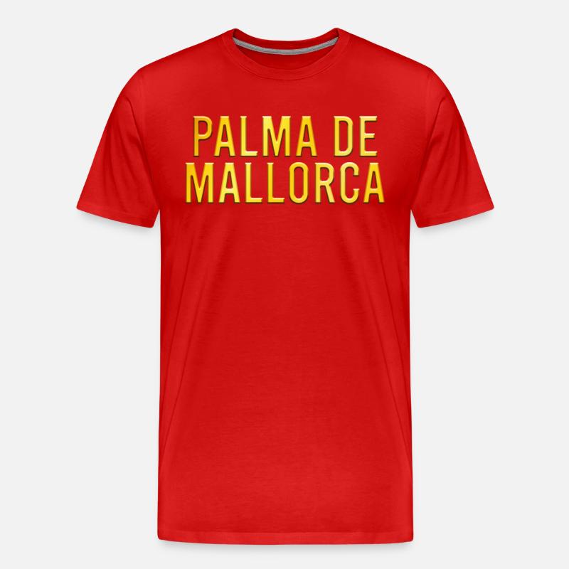 Mallorca - Männer Premium Bio T-Shirt - Rot