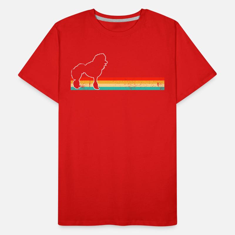Caniche Rétro T-shirt bio Premium Homme