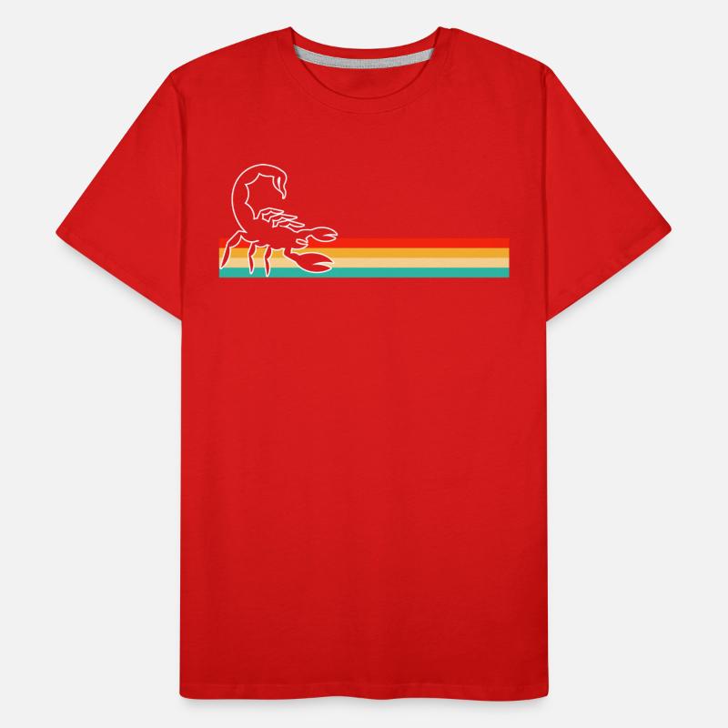 Scorpio Retro Men's Premium Organic T-Shirt