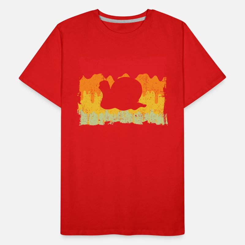 Escargot Rétro T-shirt bio Premium Homme