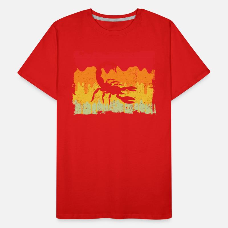 Scorpio Retro Men's Premium Organic T-Shirt