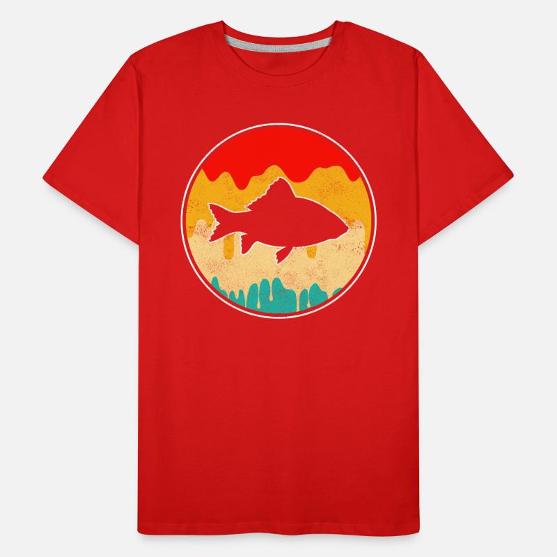 Fish Retro Men's Premium Organic T-Shirt