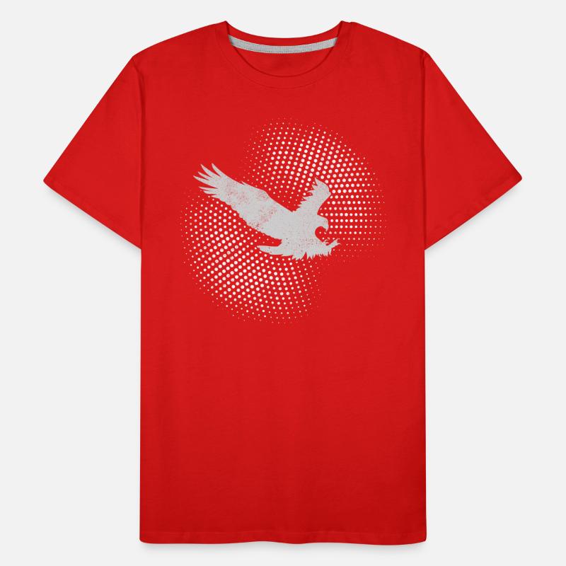 Adler Männer Premium Bio T-Shirt