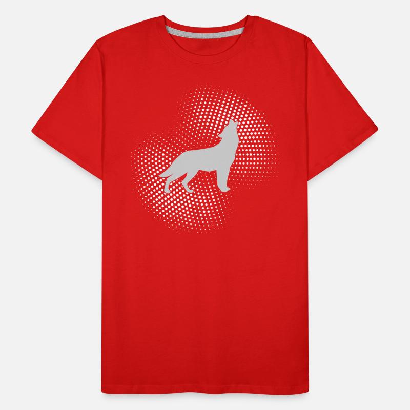 wolf Men's Premium Organic T-Shirt