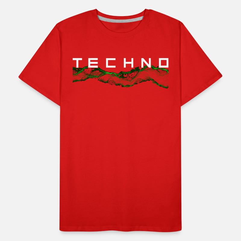 Techno Men's Premium Organic T-Shirt