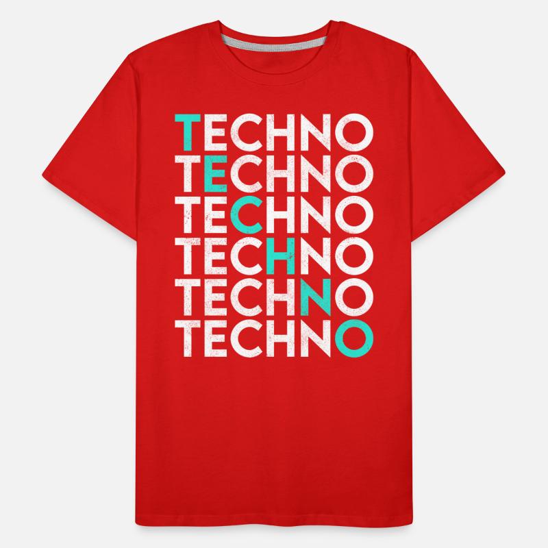 Techno Men's Premium Organic T-Shirt