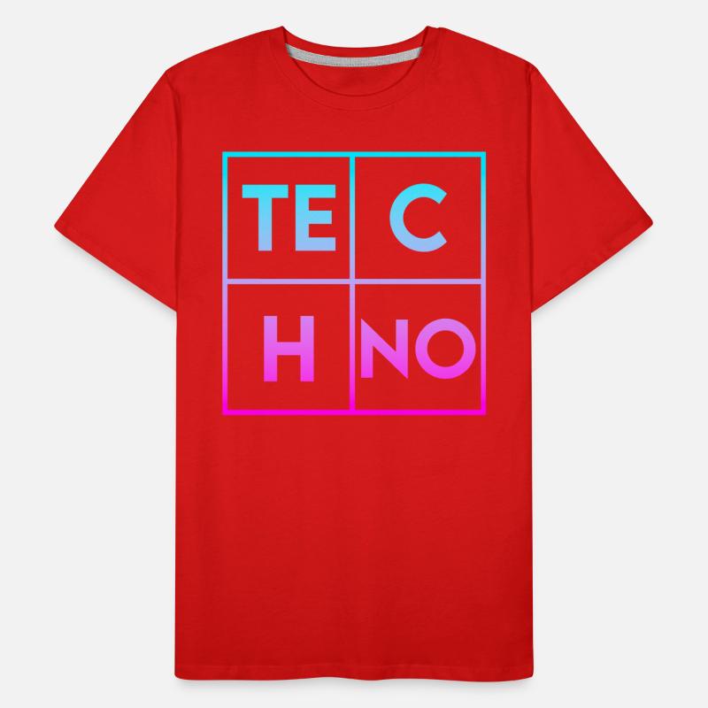 Techno Men's Premium Organic T-Shirt
