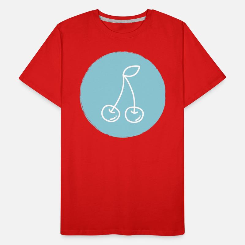 Cherry Men's Premium Organic T-Shirt