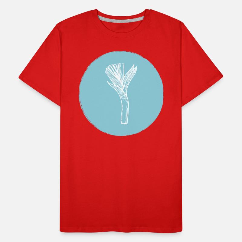 Leek Men's Premium Organic T-Shirt