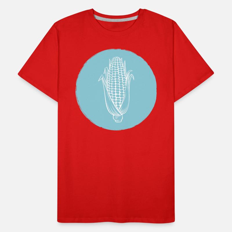 Corn Men's Premium Organic T-Shirt