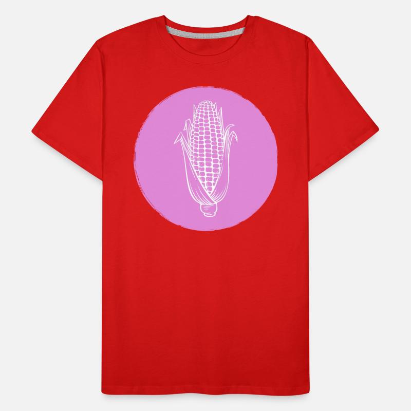 Corn Men's Premium Organic T-Shirt