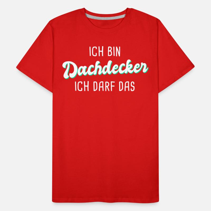 Dachdecker Männer Premium Bio T-Shirt
