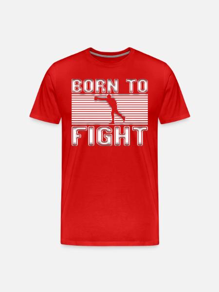 Boxing - Men's Premium Organic T-Shirt - red