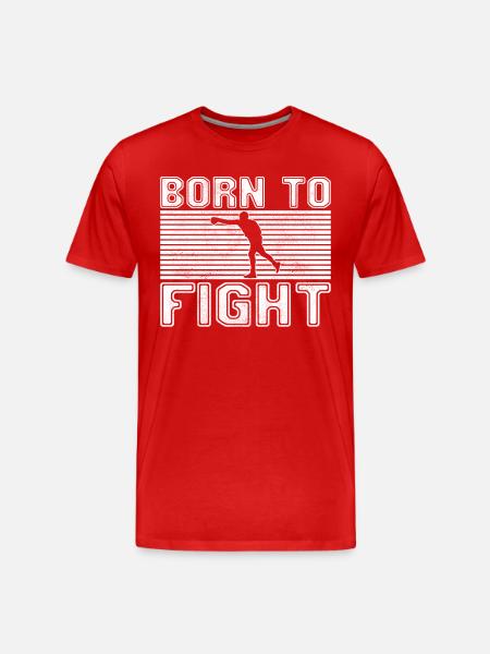 Boxing - Men's Premium Organic T-Shirt - red