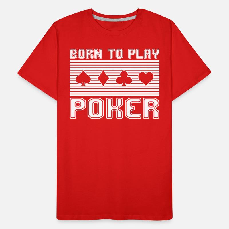 Poker T-shirt bio Premium Homme
