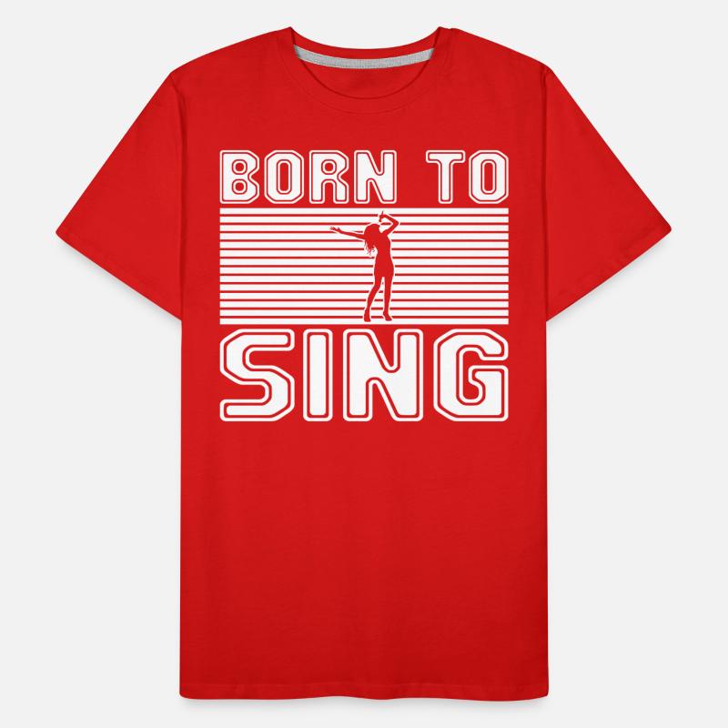 Sing Men's Premium Organic T-Shirt