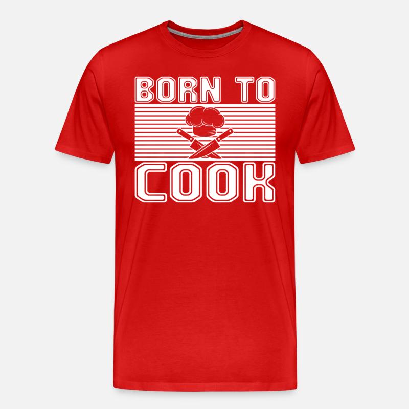 Kochen - Männer Premium Bio T-Shirt - Rot