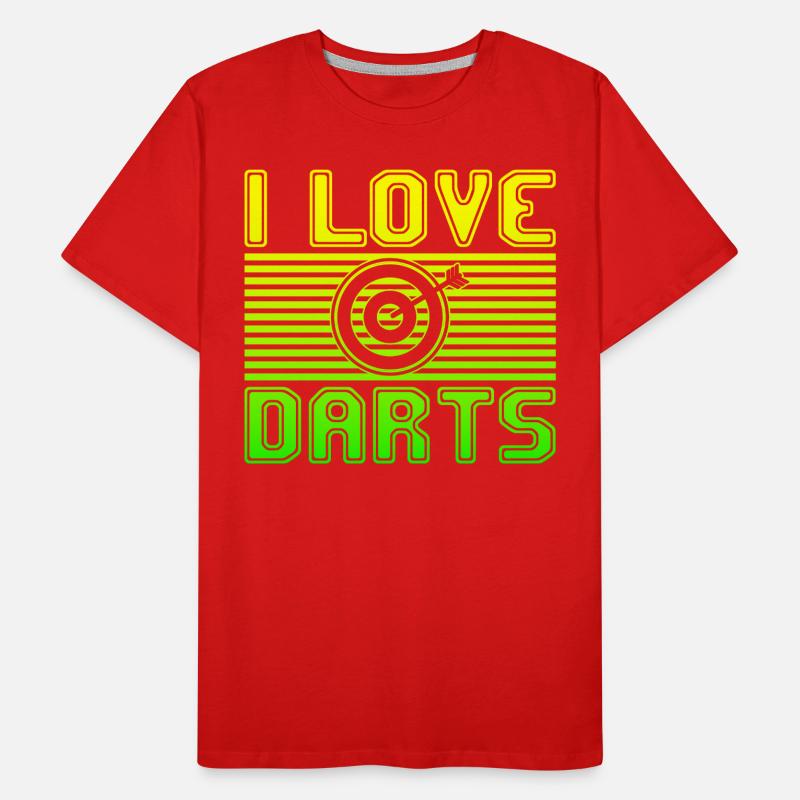 J’adore les fléchettes T-shirt bio Premium Homme