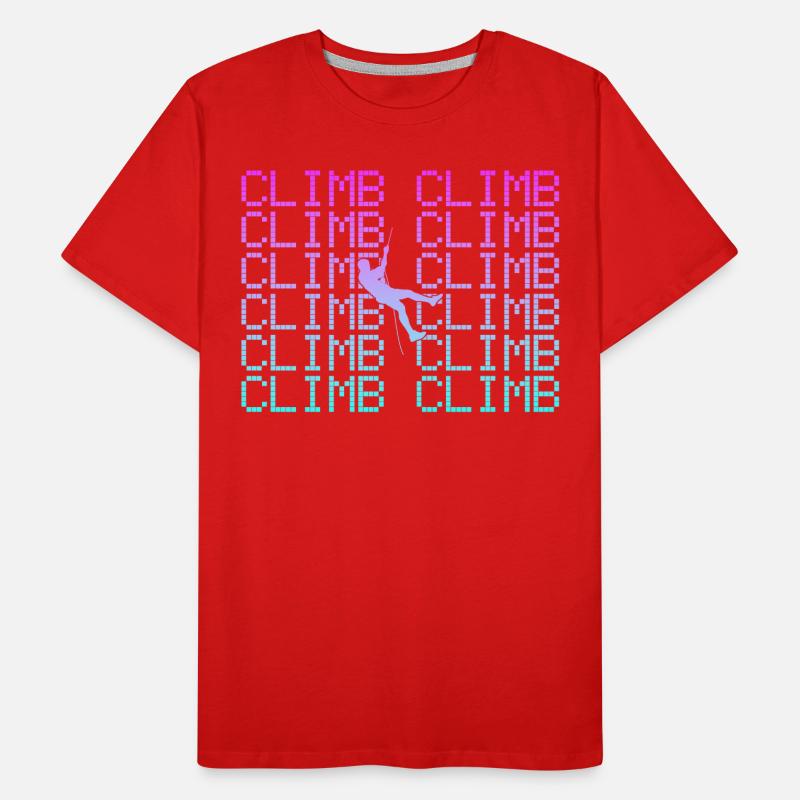Klettern Männer Premium Bio T-Shirt