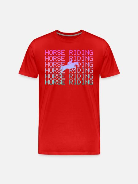 Équitation - T-shirt bio Premium Homme - rouge