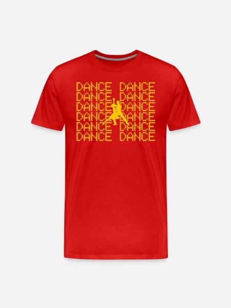 danser - T-shirt bio Premium Homme - rouge