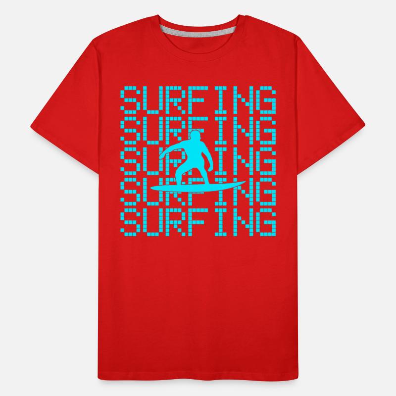 surf T-shirt bio Premium Homme