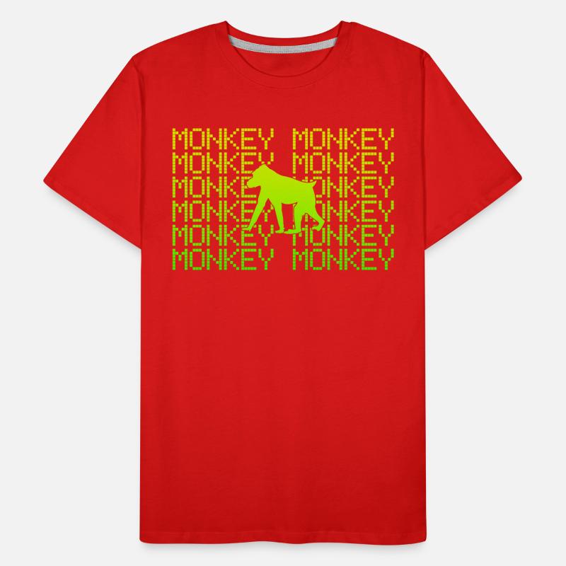 Affe Männer Premium Bio T-Shirt