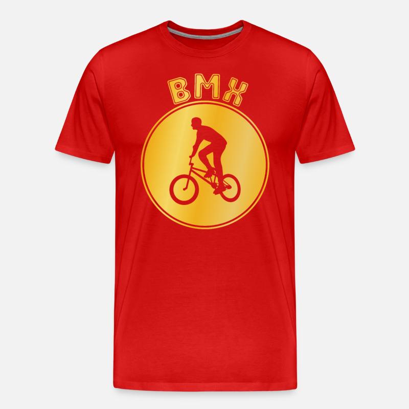bmx - Männer Premium Bio T-Shirt - Rot