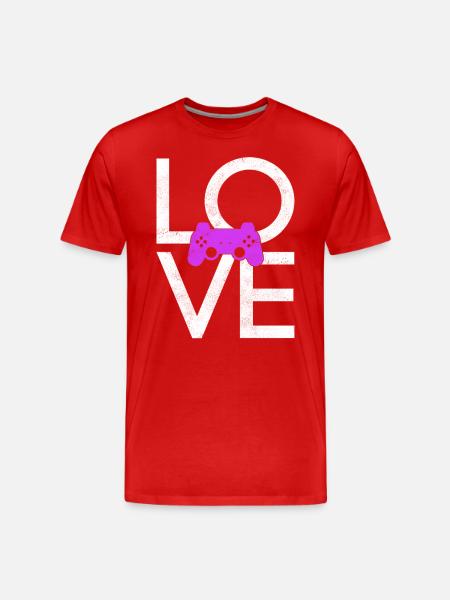 Jeu - T-shirt bio Premium Homme - rouge