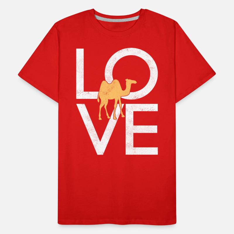 Kamel Männer Premium Bio T-Shirt